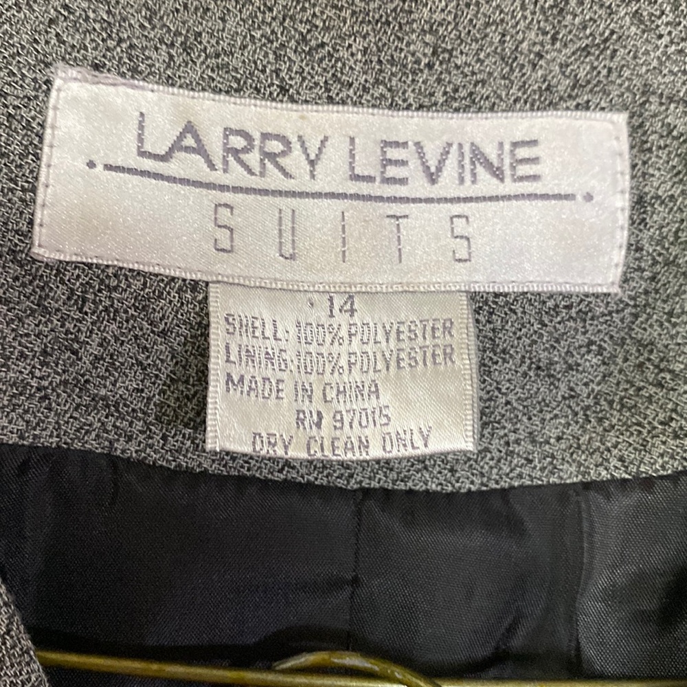 Larry Levine Gray Suit